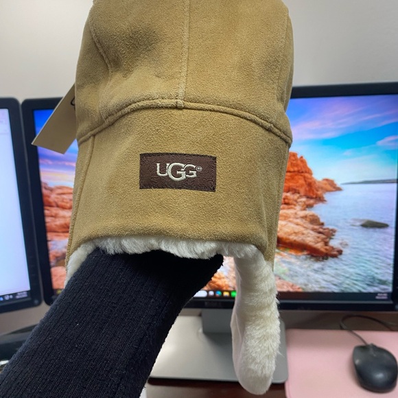 UGG Tan Shearling Trapper Hat - Picture 5 of 5